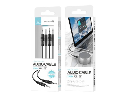 Audio Cable Pvc Od3.0 1M Black Audio Cable Pvc Od3.0 1M Black