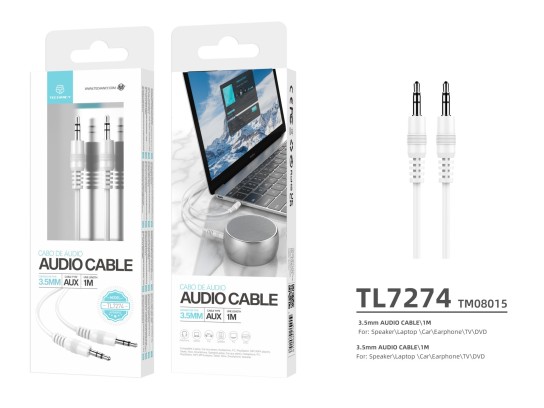 Audio Cable Pvc Od3.0 1M White