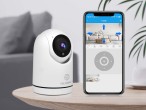 360 Indoor Wi-Fi Surveillance Camera, 1080P Baby Surveillance Camera, Night Vision, Two-Way Audio, 