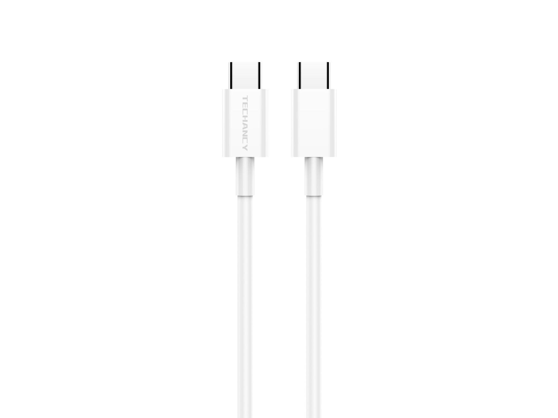 Typ-C zu Typ-C Datenkabel 1.2M18Wpd Weiß Typ-C zu Typ-C Datenkabel 1.2M18Wpd Weiß