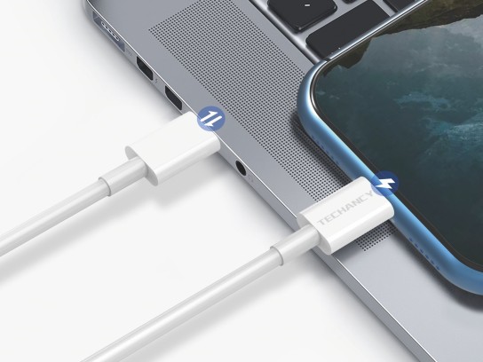 Superschnelles Ladegerät Datenkabel Typ-C zu Ip 1.2M 18W Weiß Superschnelles Ladegerät Datenkabel Typ-C zu Ip 1.2M 18W Weiß