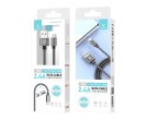 Data Cable Type-C 2.4A Aluminium 1M Grey