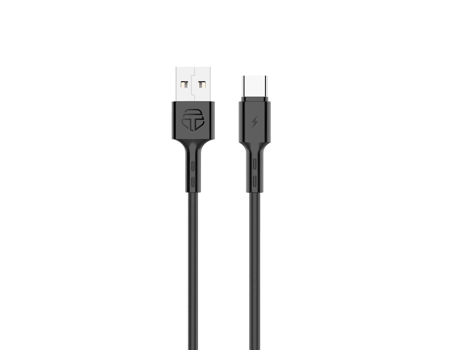 Cable de datos Type-C de alta calidad negro 2M 2.4A Cable de datos Type-C de alta calidad negro 2M 2.4A