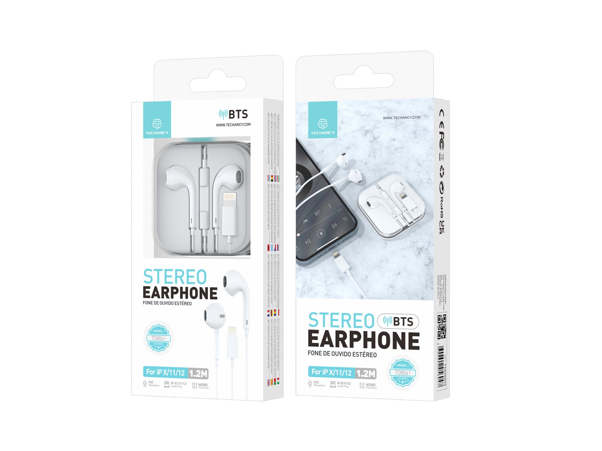Box Lightning Bts Headphones White Box Lightning Bts Headphones White