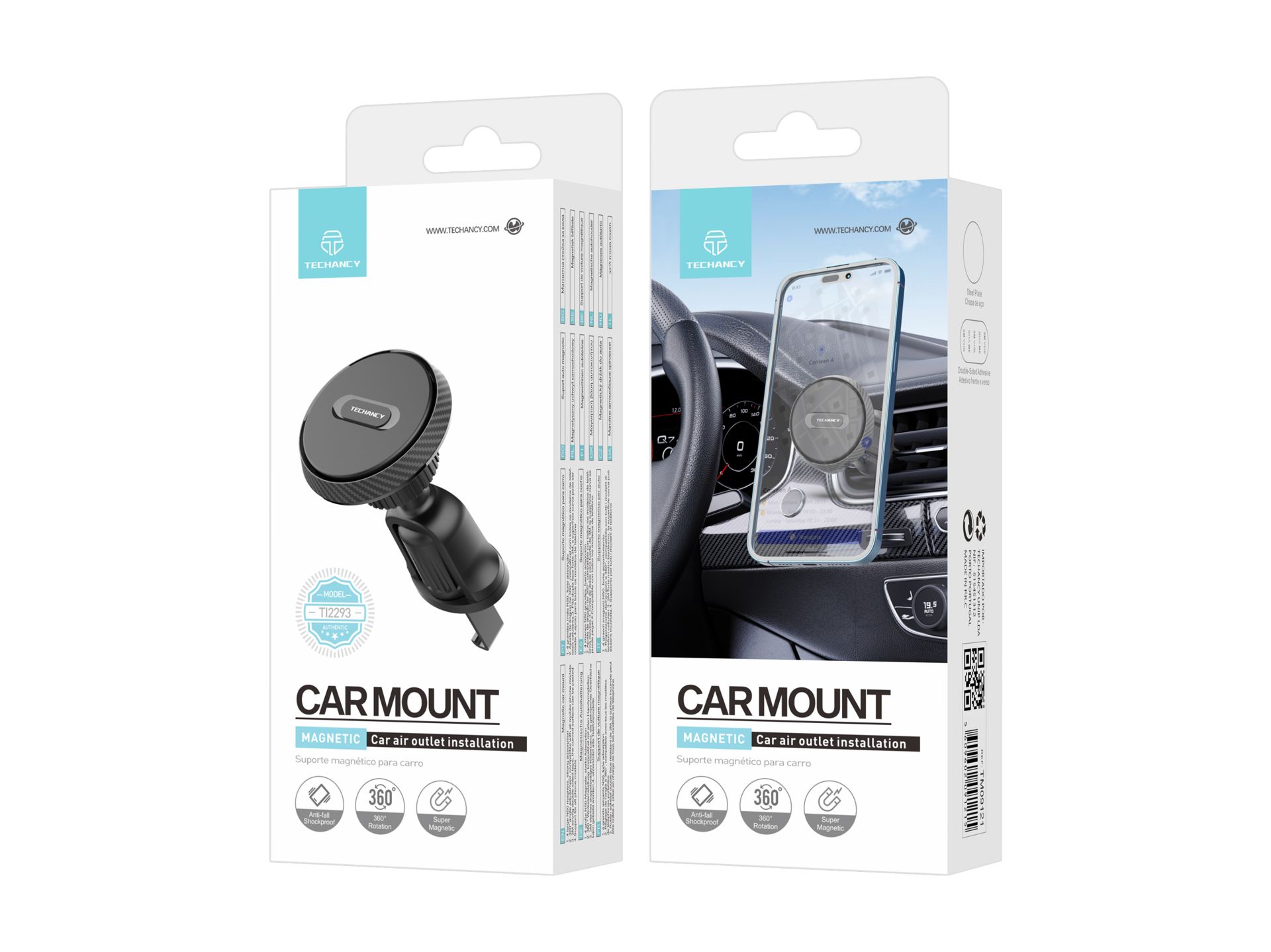Handy Autohalterung, Ima Handy Autohalterung für Lüftungsgitter - 360° Drehung Magnetische Handy Aut Handy Autohalterung, Ima Handy Autohalterung für Lüftungsgitter - 360° Drehung Magnetische Handy Aut