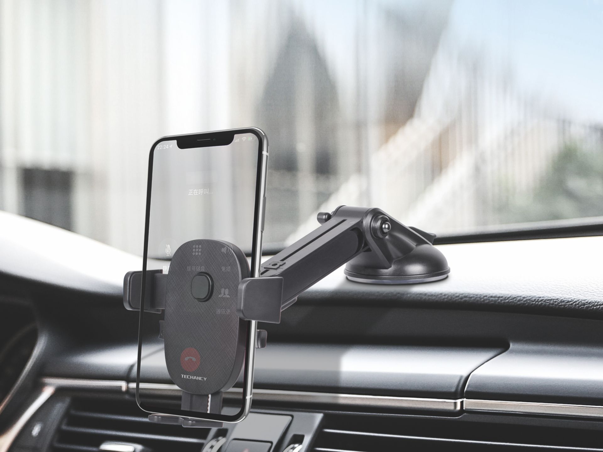 Mobile Autohalterung , Universal Mobile Autohalterung für Windschutzscheibe mit starkem Saugnapf und Mobile Autohalterung , Universal Mobile Autohalterung für Windschutzscheibe mit starkem Saugnapf und