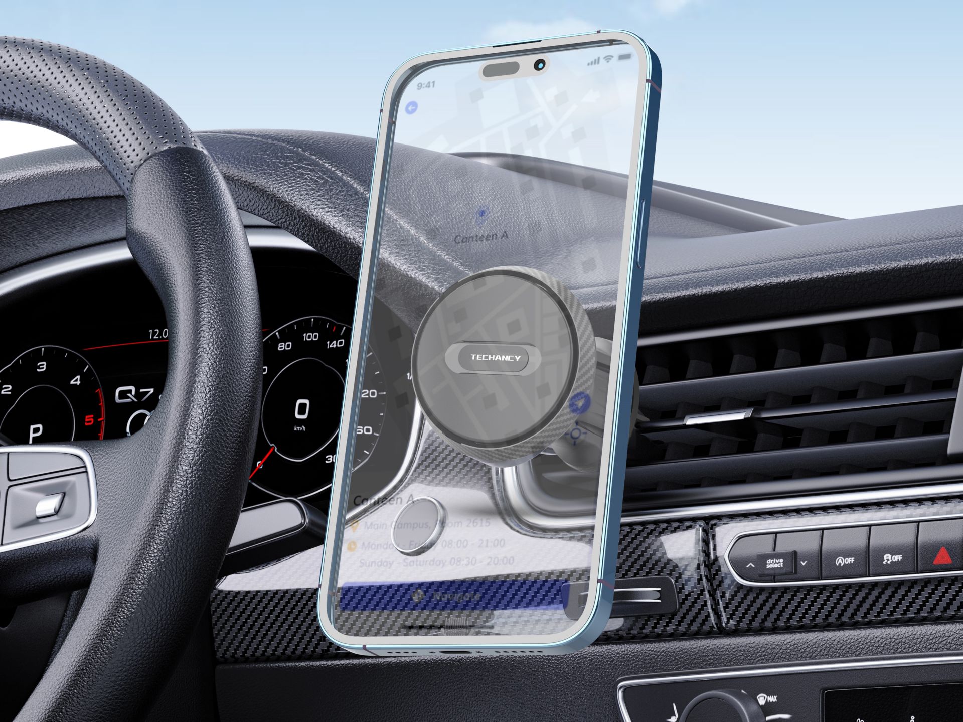 Handy Autohalterung, Ima Handy Autohalterung für Lüftungsgitter - 360° Drehung Magnetische Handy Aut Handy Autohalterung, Ima Handy Autohalterung für Lüftungsgitter - 360° Drehung Magnetische Handy Aut
