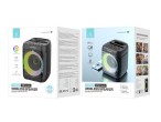 Bluetooth 5.0 Stereo-Lautsprecher, tragbare drahtlose Lautsprecher, bunte Lichter, 1500 Mah Akku, Ou