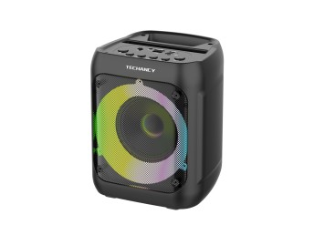 Altoparlanti stereo Bluetooth 5.0, altoparlante portatile senza fili, luci colorate, batteria da 150