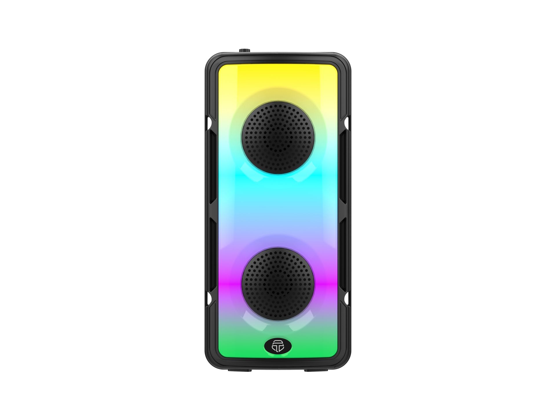 Bluetooth 5.0 Stereo Speakers, Portable Wireless Speaker, Colourful Lights, 2000 Mah Battery, Outdoo