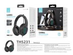Stereo Gaming Headset With Pc-Compatible Rgb Lighting, Usb Input, Black Colour