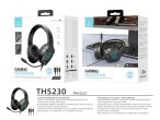 Stereo Gaming Headset With Pc-Compatible Rgb Lighting, 3.5Mm Input, Black Colour