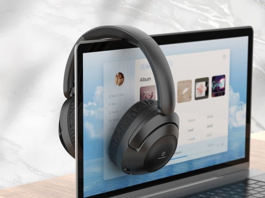 Y525 On-Ear Wireless Headphones With Bluetooth Technology, Lightweight, Comfortable Black