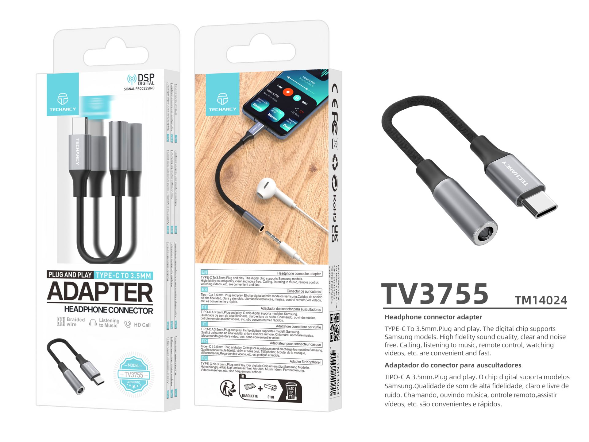 Usb C zu 3.5 Mm Jack Adapter, Typ C Kopfhörer Adapter, Usb Typ C Jack Kopfhörer Audio Adapter, Kompa Usb C zu 3.5 Mm Jack Adapter, Typ C Kopfhörer Adapter, Usb Typ C Jack Kopfhörer Audio Adapter, Kompa