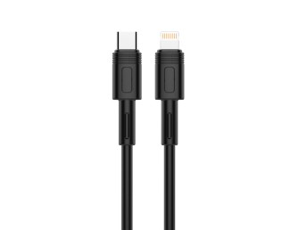 J27 Pd Flash Charging Type-C To Lightning Cable Black 30W