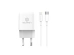 Chargeur mural 20W Pd+Qc3.0 Typec-Lightning Pd Cable Blanc