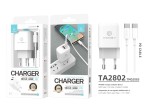 Wall Charger 20W Pd+Qc3.0 Typec-Typec Pd Cable White