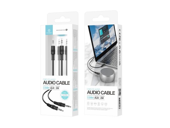 Audio Cable Pvc Od3.0 2M Black Audio Cable Pvc Od3.0 2M Black