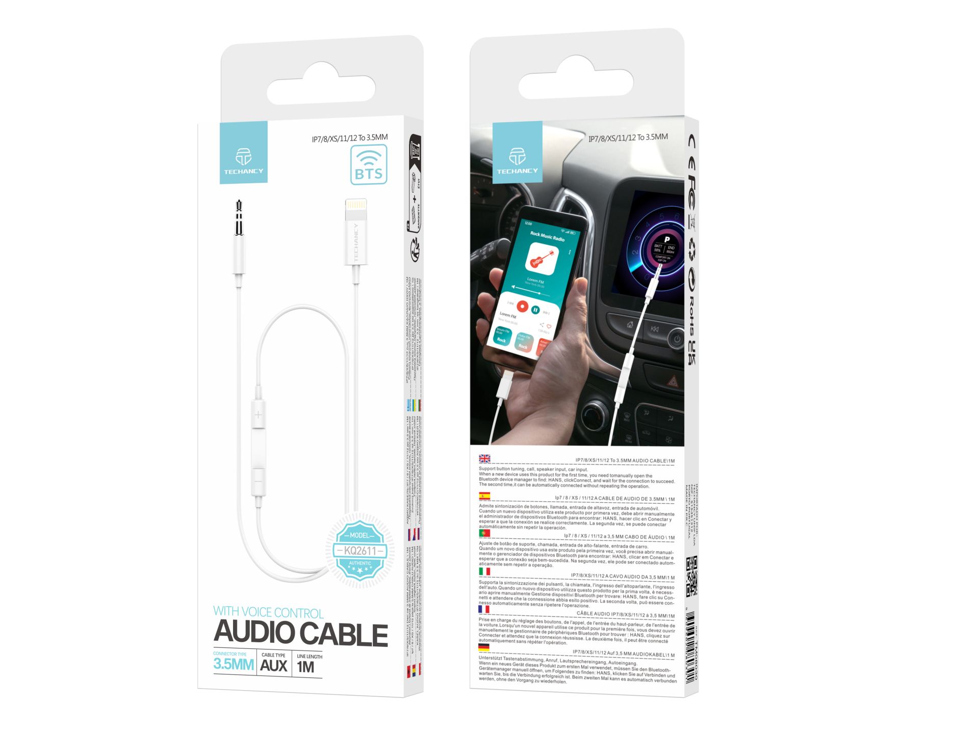 Cable Audio Lightning A 3.5MmBlanco