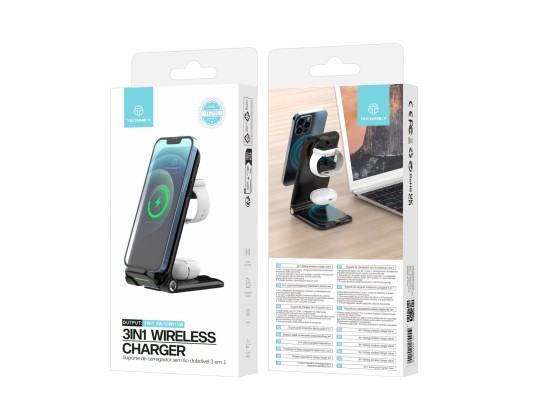 Cargador 3-in-1 wireless charging pad