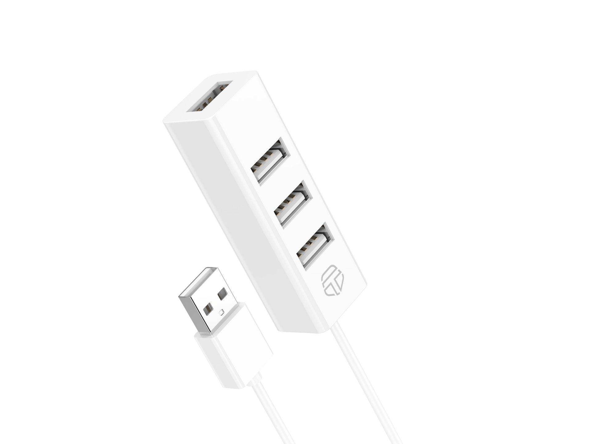 Hub Usb 2.0 a 4 porte Bianco Hub Usb 2.0 a 4 porte Bianco