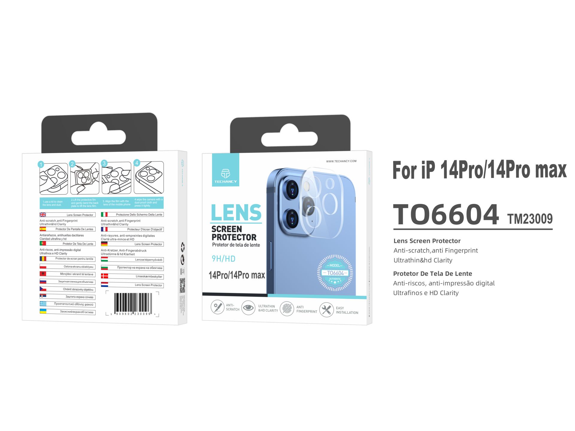 Película protectora de lente para Iphone 14Pro/14Pro Max Película protectora de lente para Iphone 14Pro/14Pro Max