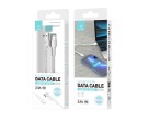 Cable de datos de alta calidad Lightning blanco 1M 2.4A