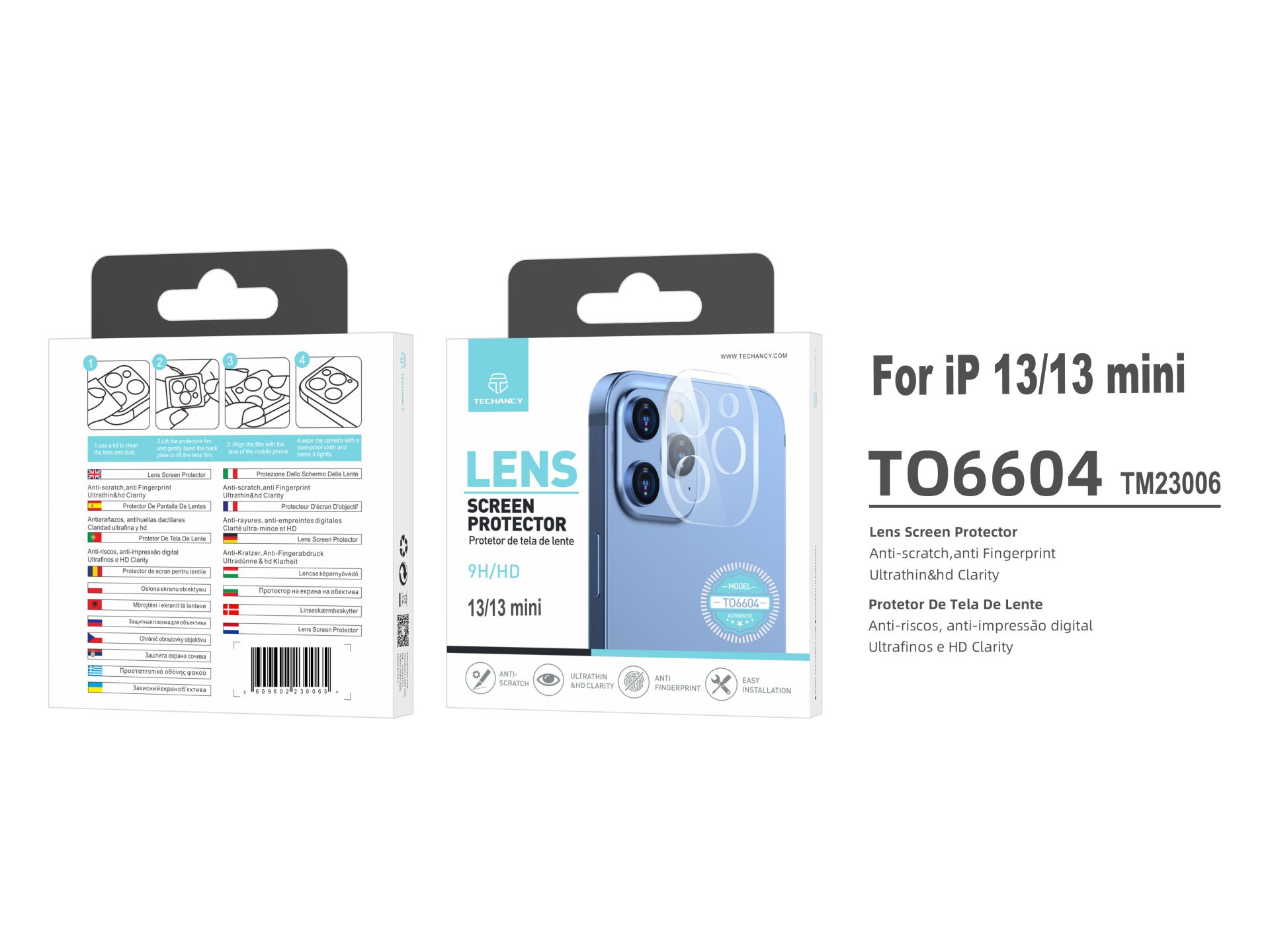 Funda Protectora Lente Iphone 13Mini/13 Funda Protectora Lente Iphone 13Mini/13
