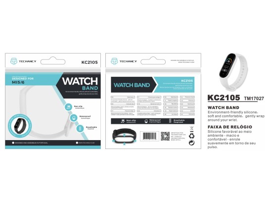 Silikonarmband Mi5/6 Weiß Silikonarmband Mi5/6 Weiß