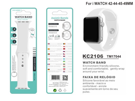 Correa de silicona para Apple Watch 42-44-45-49Mm Correa de silicona para Apple Watch 42-44-45-49Mm