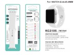 Bracelet en silicone pour Apple Watch 42-44-45-49Mm