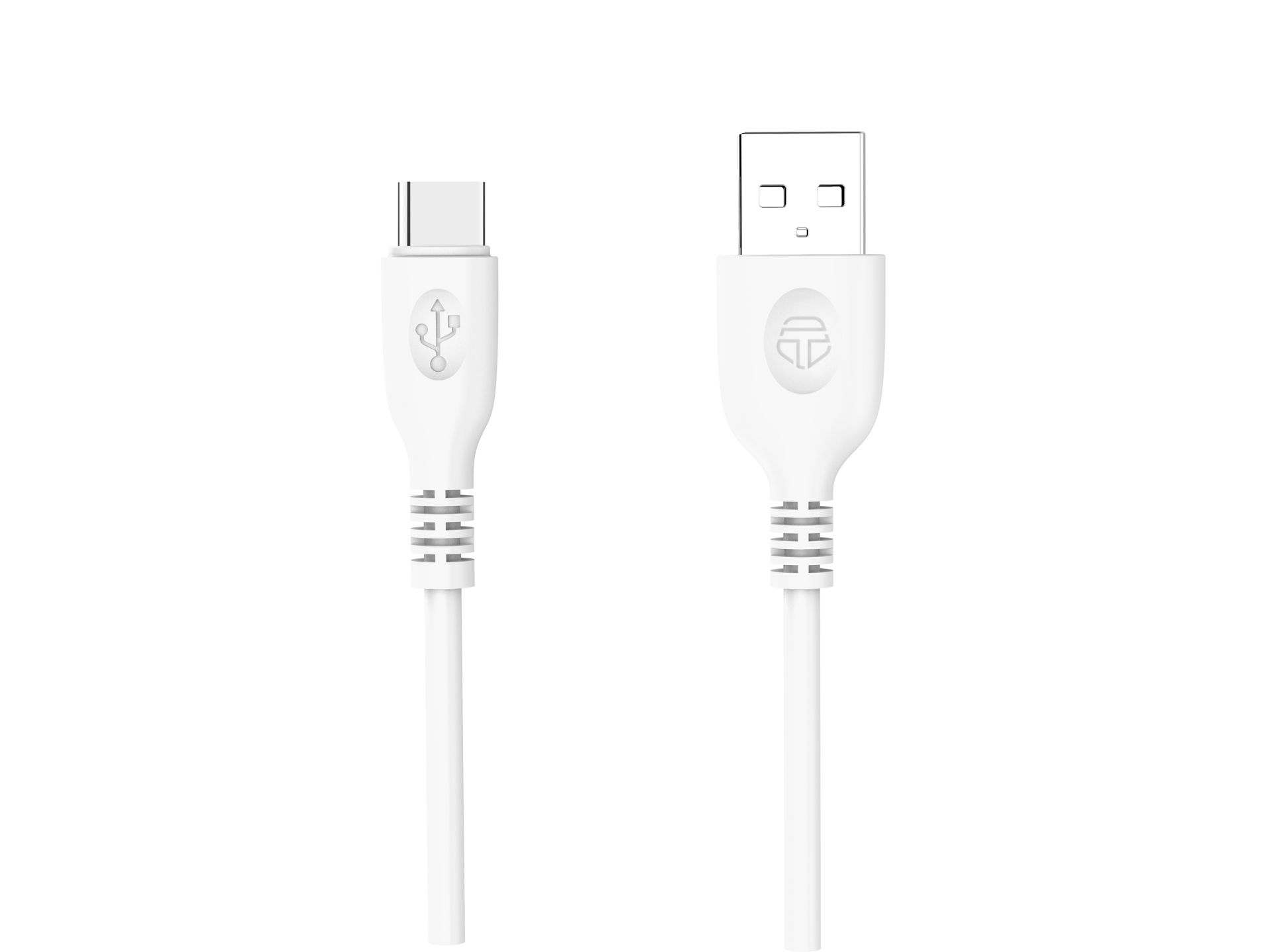 Hochwertiges Typ-C Datenkabel Weiß 1M 2.4A Hochwertiges Typ-C Datenkabel Weiß 1M 2.4A