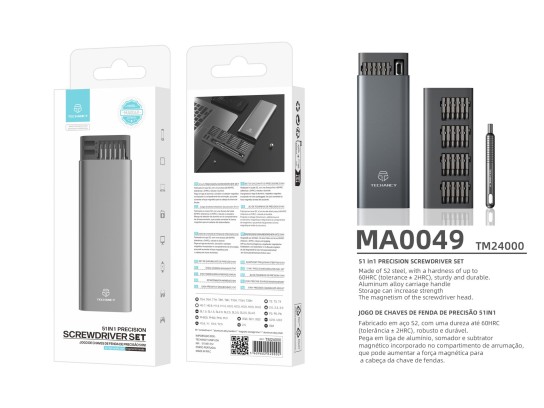 Destornillador De Precisión, 51 En 1 Kit De Destornillador Magnético De Precisión Para Iphone, Macbo Destornillador De Precisión, 51 En 1 Kit De Destornillador Magnético De Precisión Para Iphone, Macbo