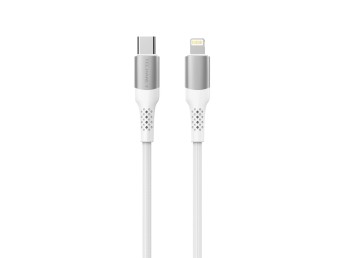 Cable De Datos Tipo-C A Lightning 1.2M 20W Pd Blanco