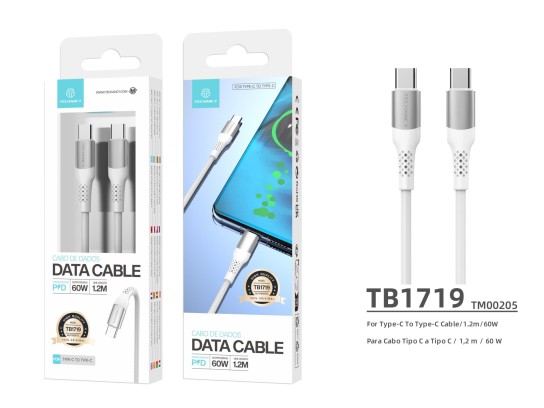 Typ-C zu Typ-C Datenkabel 1.2M 20W Pd Weiß Typ-C zu Typ-C Datenkabel 1.2M 20W Pd Weiß