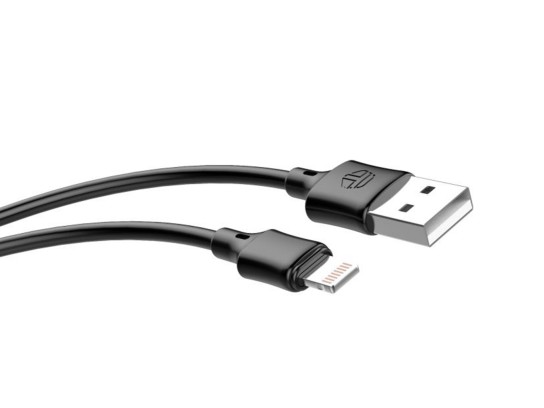 Datenkabel 2M Lightning Schwarz 2.4A