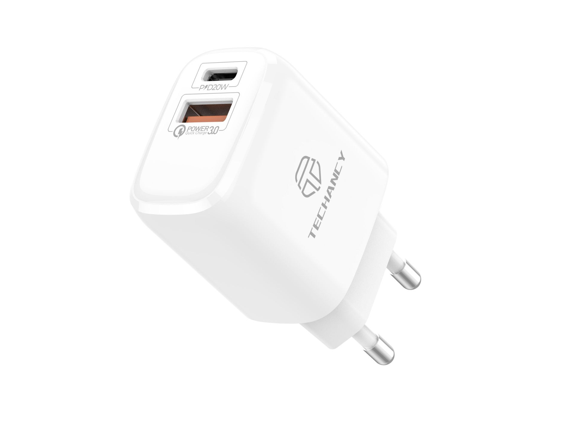Cargador De Pared 20W Pd+ Qc3.0 Blanco Cargador De Pared 20W Pd+ Qc3.0 Blanco