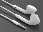 Wired Earphones (Inear-Microphones-White)