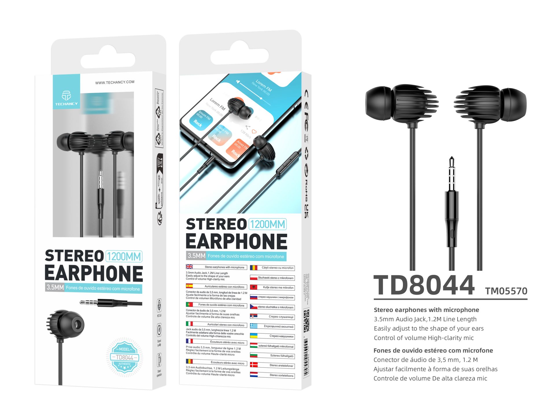 Yb-085 Auricolari 3,5 Mm Nero Yb-085 Auricolari 3,5 Mm Nero