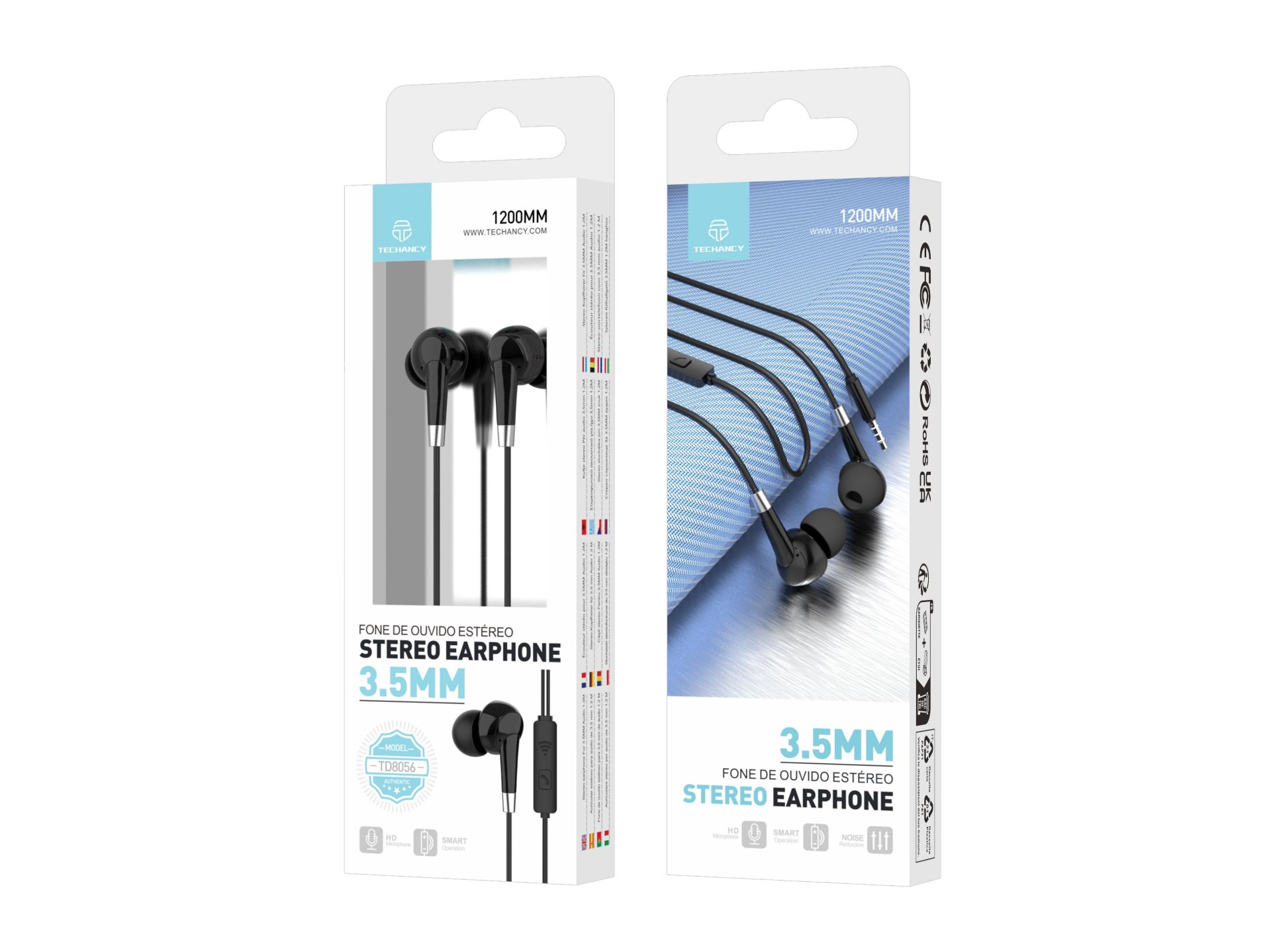Cuffie intelligenti a 3,5 porte nero Cuffie intelligenti a 3,5 porte nero