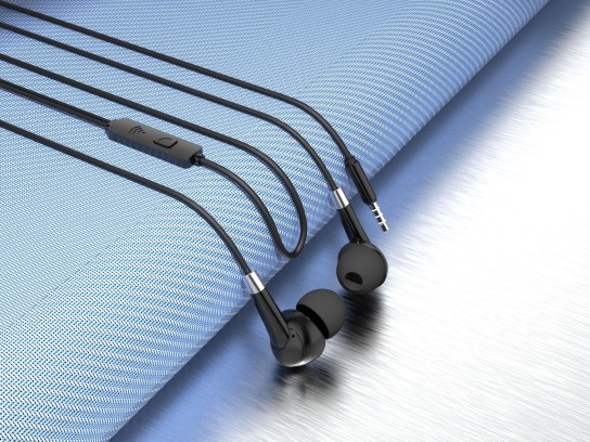 Cuffie intelligenti a 3,5 porte nero Cuffie intelligenti a 3,5 porte nero