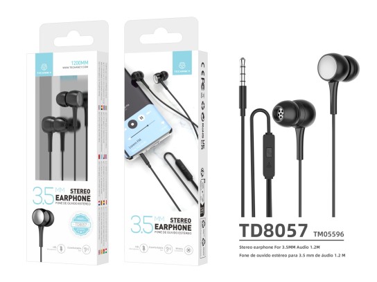 3.5 Port Smart Headphones Schwarz