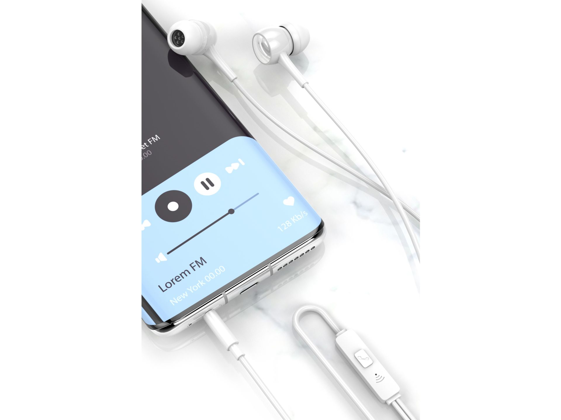 3.5 Port Smart Fones Branco 3.5 Port Smart Fones Branco