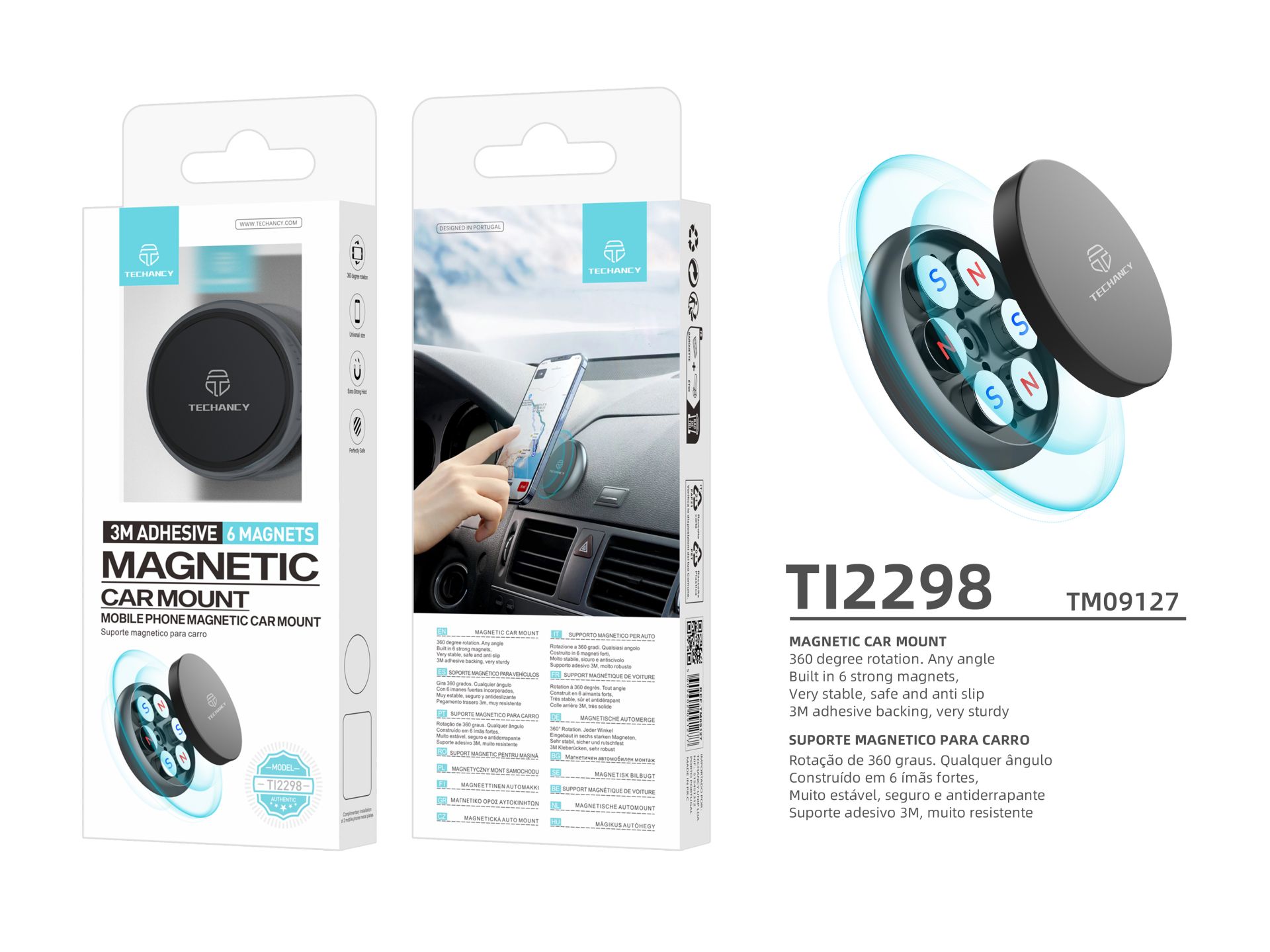 Mobile Phone Holder Iman Mobile Car, Set Of 1 Mobile Car Holder With Metal Blades,Magnetic Car Mobil Mobile Phone Holder Iman Mobile Car, Set Of 1 Mobile Car Holder With Metal Blades,Magnetic Car Mobil