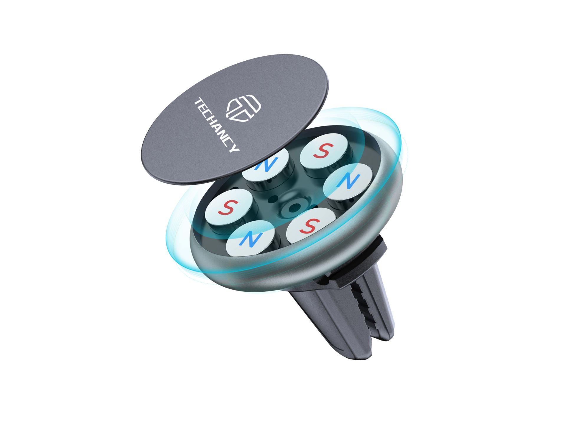 Supporto auto mobile per griglie d'aria, supporto auto mobile magnetico universale per Iphone X 8 7 Supporto auto mobile per griglie d'aria, supporto auto mobile magnetico universale per Iphone X 8 7