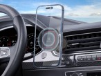 Supporto magnetico universale per auto, supporto mobile per griglia dell'aria con rotazione a 360 d