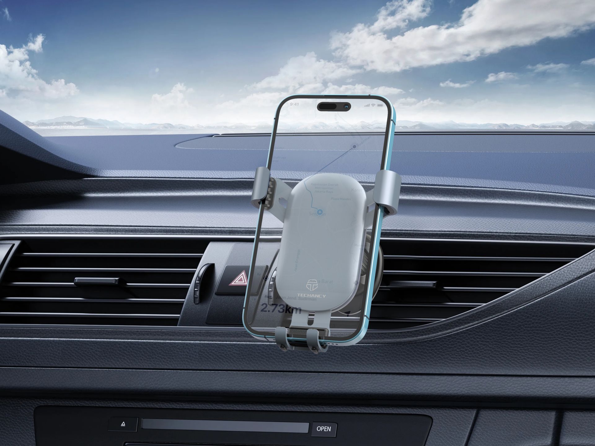 Supporto del telefono cellulare dell'automobile gancio della presa d'aria di aggiornamento di gravit Supporto del telefono cellulare dell'automobile gancio della presa d'aria di aggiornamento di gravit