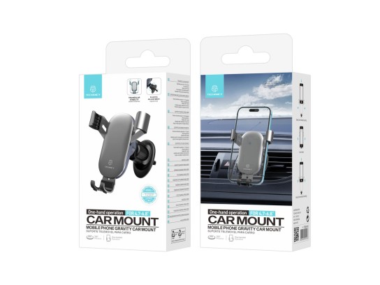 Auto Handyhalterung Schwerkraft Upgrade Air Vent Hook , Handyhalterung  kompatibel mit Iphone 15 12, Galaxy S23 S22, Huawei P30 P20 Grau - TM09140