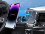 15W Wireless Car Charger, Wireless Mobile Phone Charger, Automatic Opening And Closing, Mobile Car M