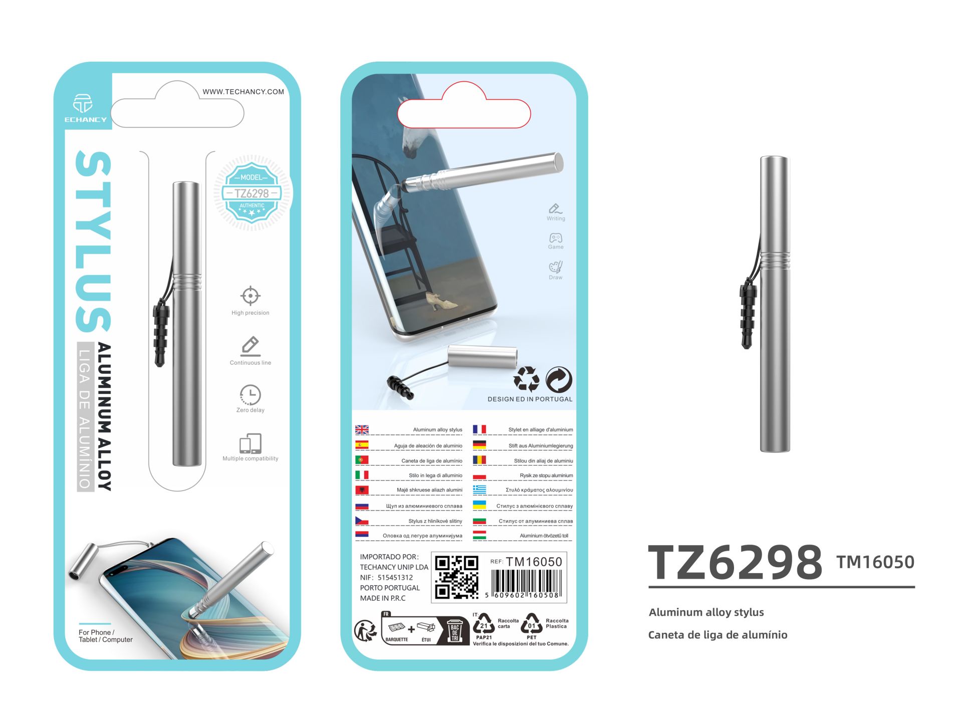 Tablet-Stift Silber Tablet-Stift Silber